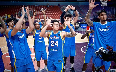 gilas ranking|Gilas Pilipinas moves up to No. 34 in FIBA world rankings.
